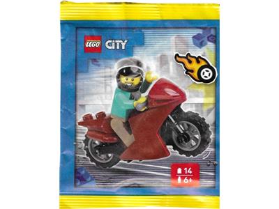 L0002222 LEGO City Stunt Rider with Motorcycle