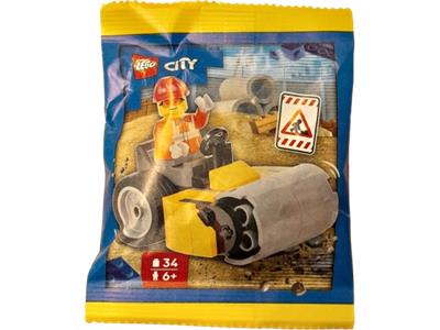 L0002225 LEGO City Construction Worker with Roller thumbnail image