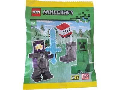 LEGO Minecraft Realm Raider with Creeper and TNT Launcher