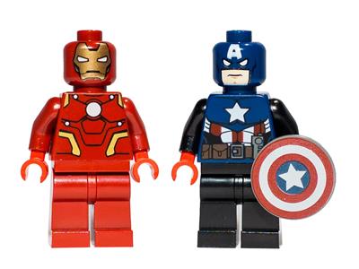 LEGO Exclusive Minifigure Iron Man & Captain America 2012 Collectors  Preview | BrickEconomy