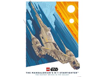 LEGO The Mandalorian's N-1 Starfighter Poster thumbnail image