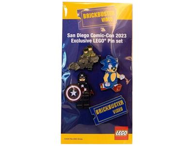 San Diego Comic-Con 2023 Exclusive LEGO Pin Set