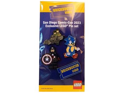 San Diego Comic-Con 2023 Exclusive LEGO Pin Set thumbnail image