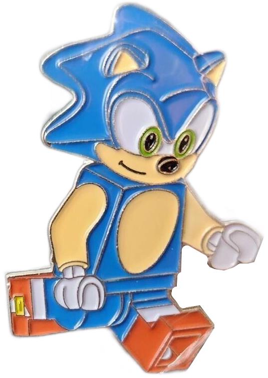 SDCC 2023 Exclusive LEGO Enamel Pin- Sonic the Hedgehog San Diego