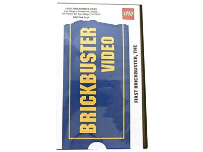 LEGO SDCC 2023 Brickbuster Video VHS Box