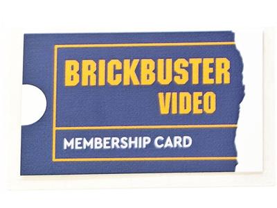 LEGO SDCC 2023 Brickbuster Video Membership Card