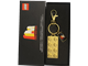 SDCC 2023 LEGO Masters 2x4 Gold Metal Keychain thumbnail