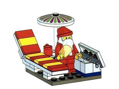 LEGO Christmas Santa at the Beach